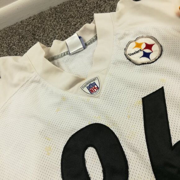 Vintage Hines Ward Pittsburgh Steelers Jersey Reebok White Sewn Mens 60 *Flaw - Picture 8 of 13